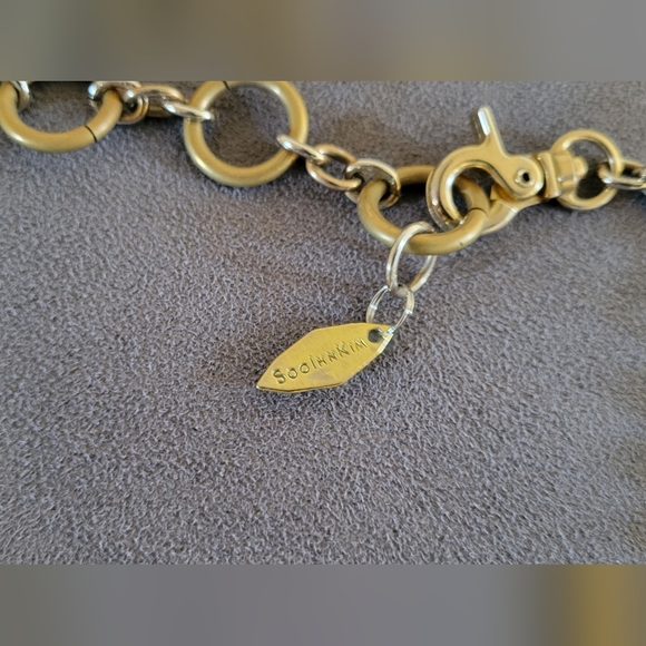 Soo Ihn Kim Gold Tone Statement Necklace - Picture 4 of 7